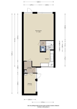Omloop 61, 4614 EN Bergen op Zoom - Begane grond - 2D.jpg