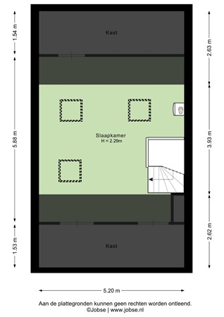 Omloop 61, 4614 EN Bergen op Zoom - Tweede verdieping - 2D.jpg