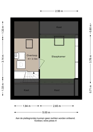 Kwartier 14, 4651 WT Steenbergen - Tweede verdieping - 2D.jpg