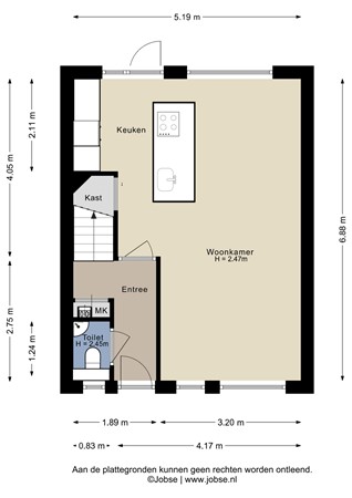 Wit Kruis 19, 4651 XL Steenbergen - Begane grond - 2D.jpg