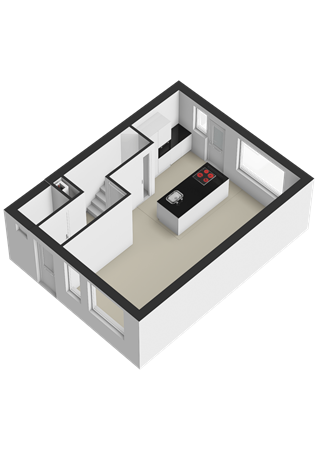 Wit Kruis 19, 4651 XL Steenbergen - Begane grond - 3D.png