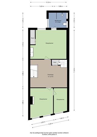 Kaaistraat 18, 4651 BN Steenbergen - Eerste verdipieng - 2D.jpg