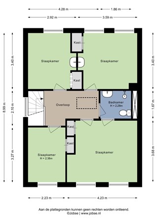 Wilhelminastraat 11, 4651 CA Steenbergen - Eerste verdieping - 2D.jpg