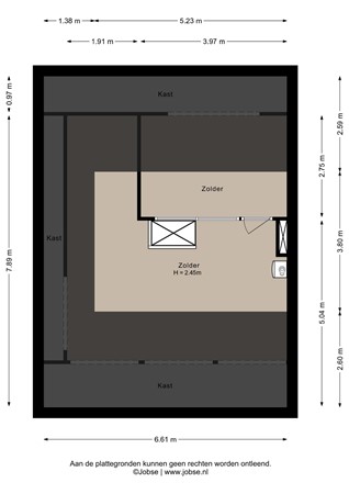 Wilhelminastraat 11, 4651 CA Steenbergen - Zolder - 2D.jpg