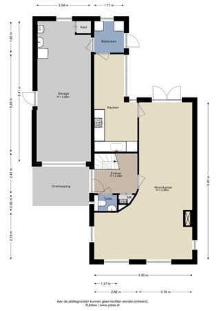 Veerweg 11, 4651 AC Steenbergen - Begane grond - 2D.jpg