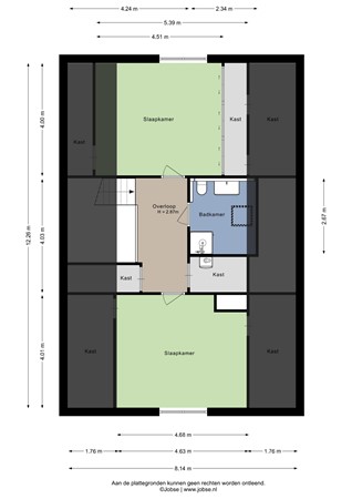 Blozekriekske 6, 4681 BW Nieuw-Vossemeer - Eerste verdieping - 2D.jpg