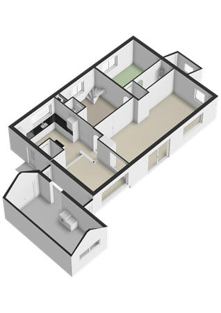 Blozekriekske 6, 4681 BW Nieuw-Vossemeer - Begane grond - 3D.png