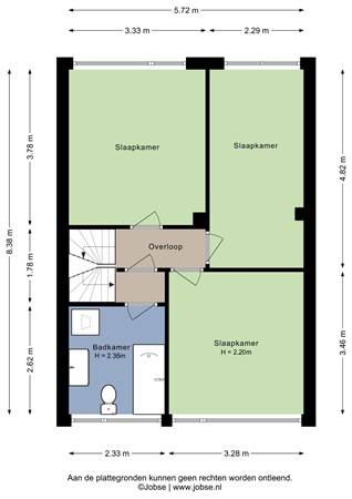 Bloemenlaan 120, 4695 HG Sint-Maartensdijk - Eerste verdieping - 2D.jpg