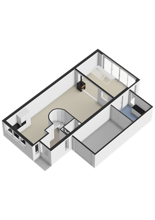 Boeieraak 20, 4617 GB Bergen op Zoom - Begane grond - 3D.png