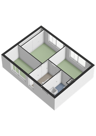 Botter 15, 4617 GC Bergen op Zoom - Eerste verdieping - 3D.png