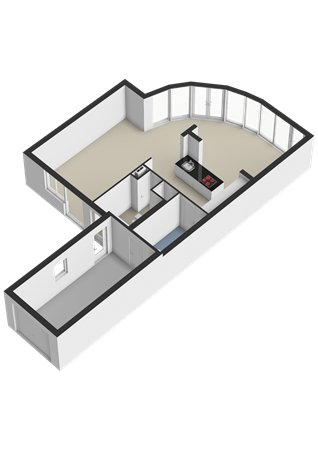 Botter 15, 4617 GC Bergen op Zoom - Begane grond - 3D.png
