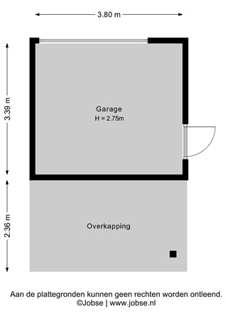 Waterlinie 66, 4652 GB Steenbergen - Garage - 2D.jpg
