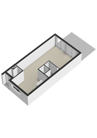 Nassau Bolwerk 9, 4651 TR Steenbergen - Begane grond - 3D.png