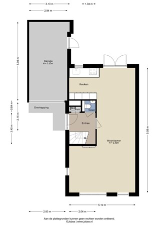 Plein 40-45 4, 4652 AR Steenbergen - Begane grond - 2D.jpg