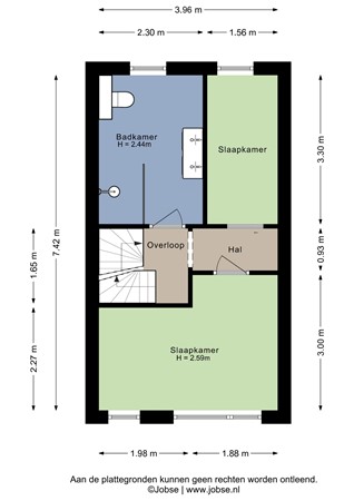 Asterstraat 15, 4613 AE Bergen op Zoom - Eerste verdieping - 2D.jpg