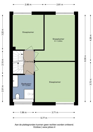 Vlierstraat 10, 4651 KJ Steenbergen - Eerste verdieping - 2D.jpg