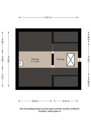 West-Havendijk 40, 4651 VZ Steenbergen - Zolder - 2D.jpg