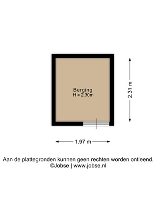 Noordsingel 122, 4611 SJ Bergen op Zoom - Berging - 2D.jpg