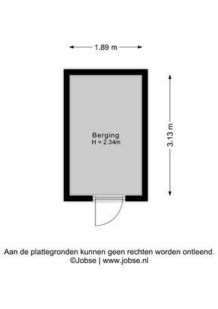 Raadhuisplein 5D, 4671 DA Dinteloord - Berging - 2D.jpg
