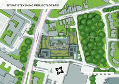 Blok A (zijde Erasmuslaan)