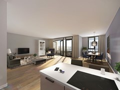 Blok B (Toren , zijde Erasmuslaan / Pater Luijtenpad)