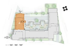 Blok B (Toren , zijde Erasmuslaan / Pater Luijtenpad)