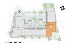 Blok B (Toren , zijde Erasmuslaan / Pater Luijtenpad)