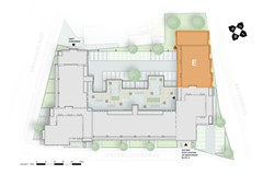 Blok B (Toren , zijde Erasmuslaan / Pater Luijtenpad)