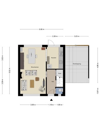 Breitnerstraat 15, 3331 VA Zwijndrecht - 186319978_1655702_breit_begane_grond_first_design_20260601_4e37f0.jpg
