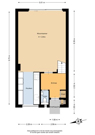 Bereveld 2, 3334 GA Zwijndrecht - Begane grond - 2D.jpg
