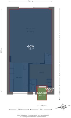 Bereveld 2, 3334 GA Zwijndrecht - Begane grond - markings.jpg