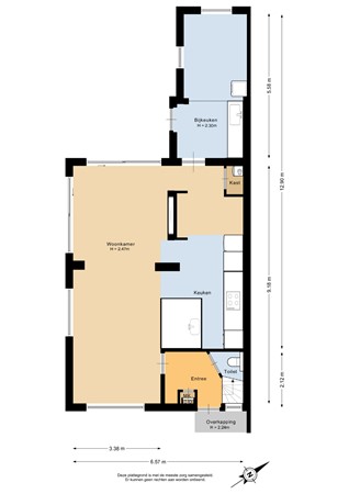 Ds. J.A. Visserstraat 41, 2995 AK Heerjansdam - Begane grond - 2D.jpg