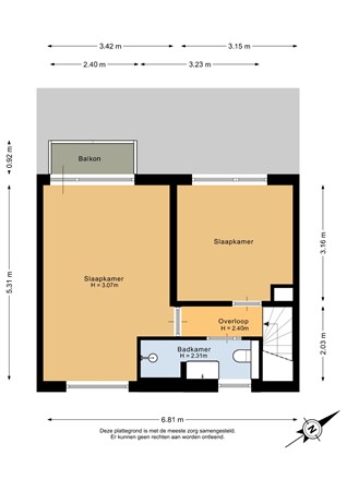 Ds. J.A. Visserstraat 41, 2995 AK Heerjansdam - Eerste verdieping - 2D.jpg