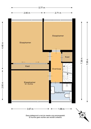 Plantageweg 8, 3333 GZ Zwijndrecht - Eerste verdieping - 2D.jpg