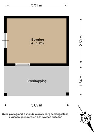Prinses Irenestraat 25, 3331 GR Zwijndrecht - Berging - 2D.jpg
