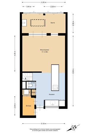 Symfonie 38, 3335 BJ Zwijndrecht - Begane grond - 2D.jpg