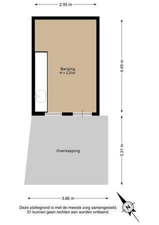 Heer Oudelandslaan 39, 3335 LB Zwijndrecht - Berging - 2D.jpg