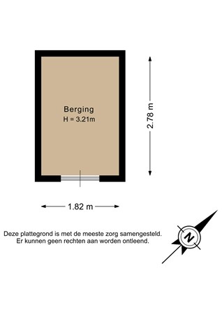Aalscholverstraat 21, 3312 RA Dordrecht - Berging - 2D.jpg