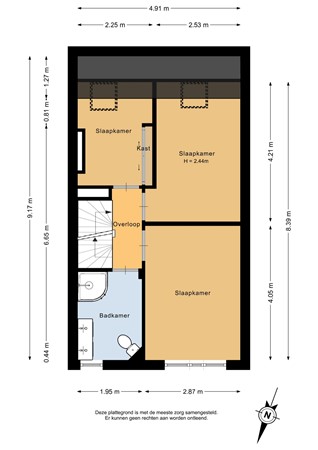Van Limburg Stirumplantsoen 24, 3332 JS Zwijndrecht - Eerste verdieping - 2D.jpg