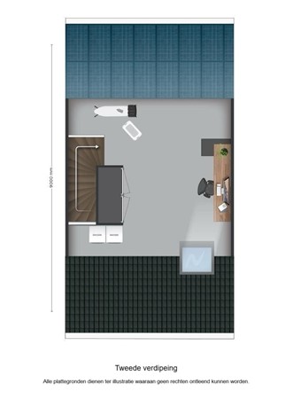 Leemkuilen 36, 6081 GS Haelen - Plattegrond 2e VD.jpg