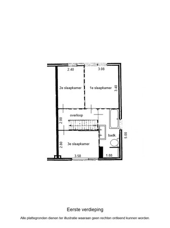 Klaproosstraat 22, 6088 AZ Roggel - Plattegrond 1e VD.jpg