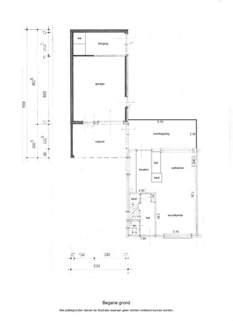 De Lange Beemdens 9, 6019 CP Wessem - Plattegrond BG.jpg