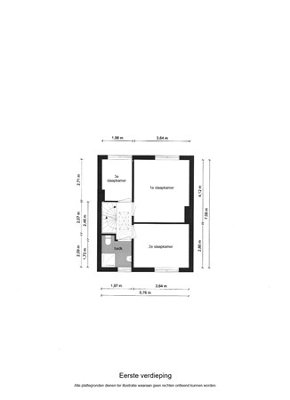 Mezenstraat 3, 6093 BX Heythuysen - Plattegrond 1e VD.jpg