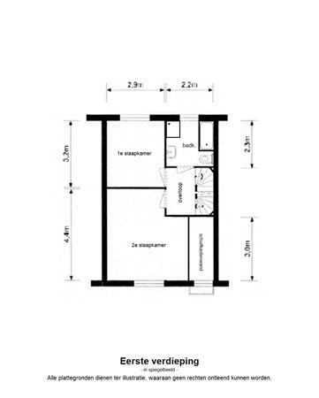 Schuttersdreef 31, 6093 JC Heythuysen - Plattegrond 1e VD.jpg