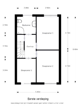 Molenaarslaan 22, 6093 GV Heythuysen - Plattegrond 1e VD.jpg