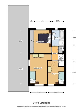 Sint Janlaan 26, 6093 GK Heythuysen - Plattegrond 1e VD.jpg