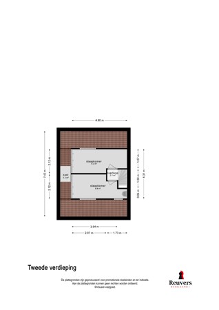 Esdoornlaan 15, 6081 EE Haelen - Tweede etage Esdoornlaan 15 Haelen (aangepast).jpg