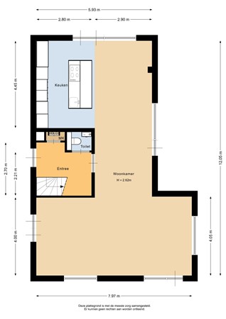 Het Spui 4, 9613 CM Meerstad - Begane grond - 2D.jpg