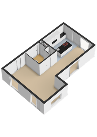 Het Spui 4, 9613 CM Meerstad - Begane grond - 3D.png