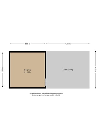 Het Spui 4, 9613 CM Meerstad - Berging - 2D.jpg